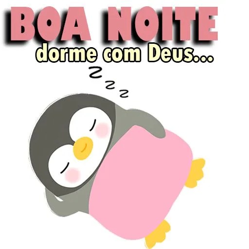 Figurinha de dorme com Deus