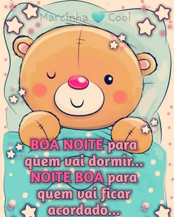 Boa noite quem vai dormir