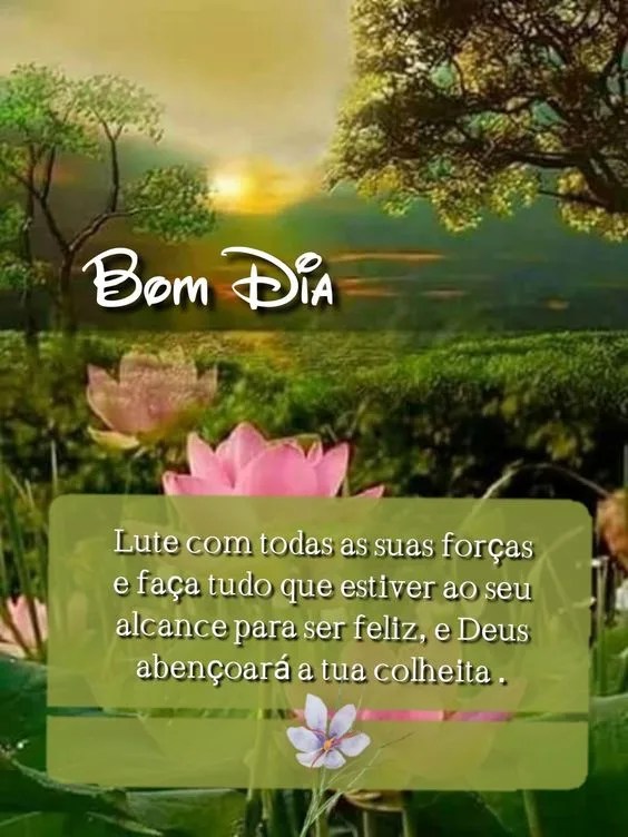 Bom dia Deus abençoará
