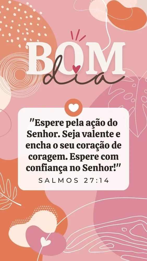Bom dia com confiança no Senhor