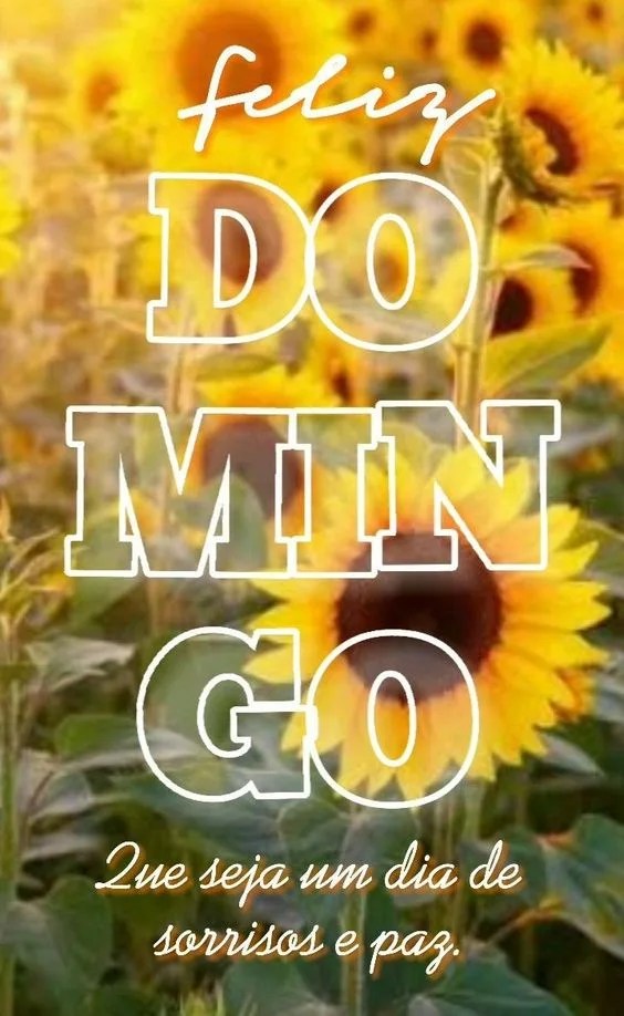 Domingo de sorrisos e paz