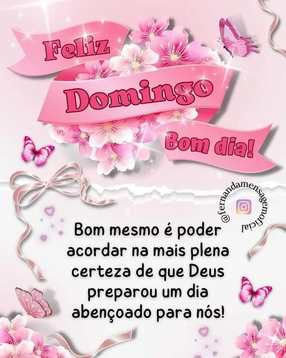 Domingo um dia abençoado