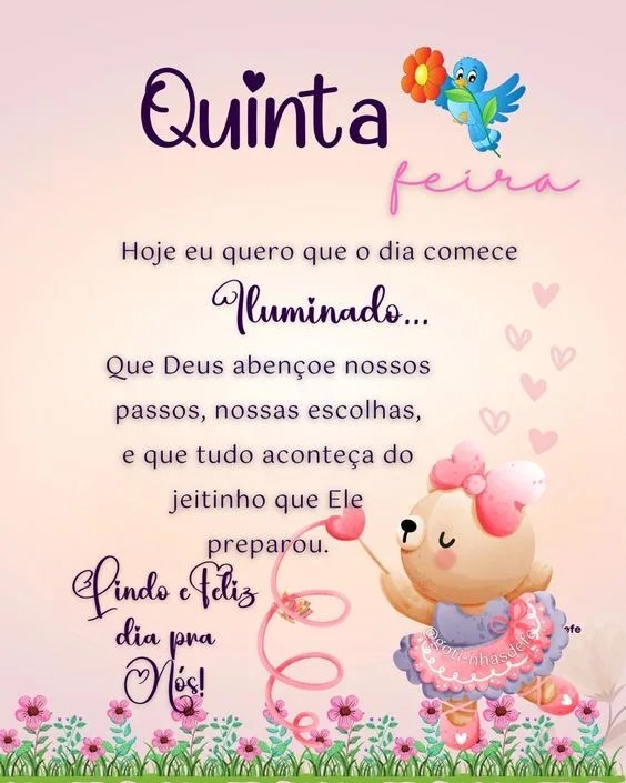 Quinta-feira dia iluminado