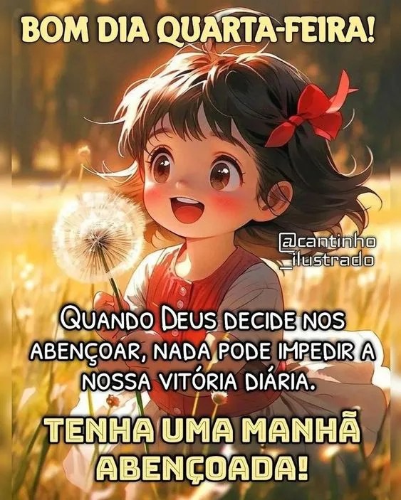 Tenha uma manhã abençoada