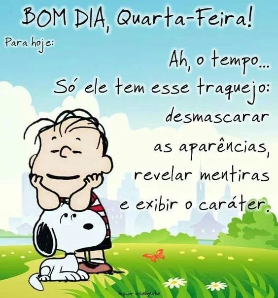 Bom dia quarta-feira traquejo