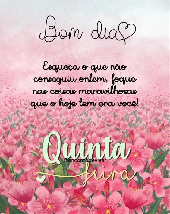 Coisas maravilhosas hoje tem