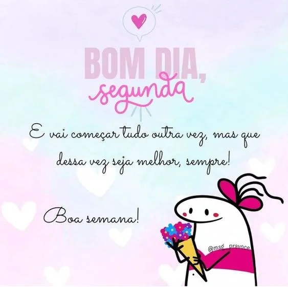 Segunda-feira vai começar tudo