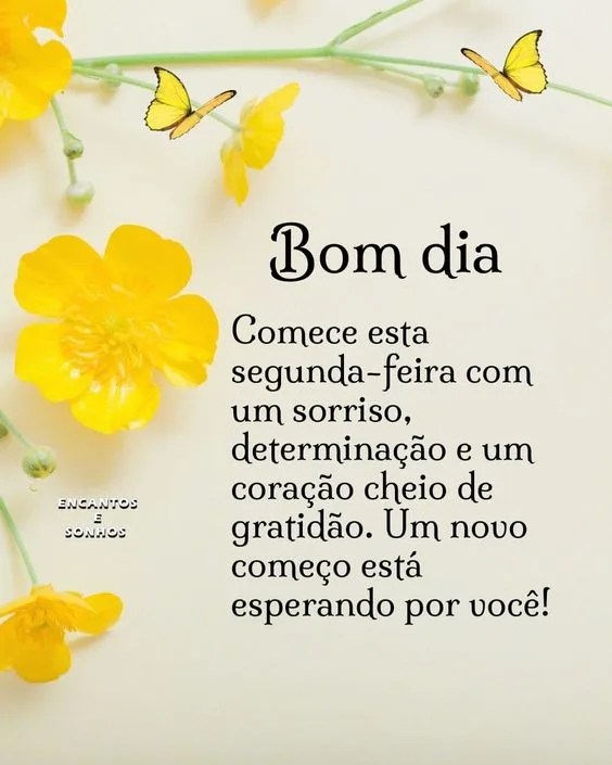 Segunda-feira com um sorriso