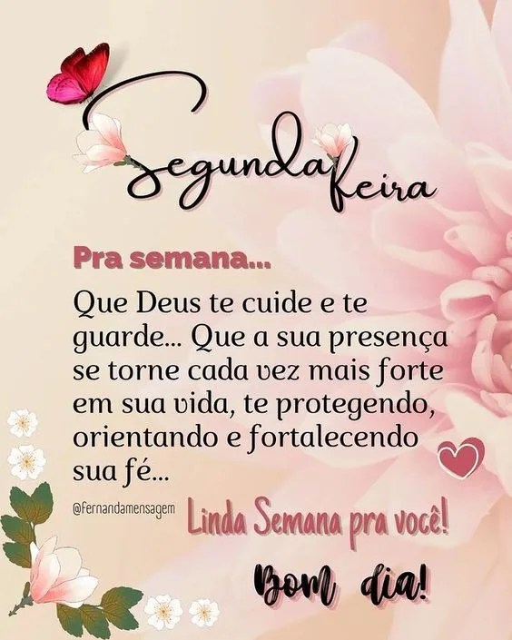 Linda semana pra você