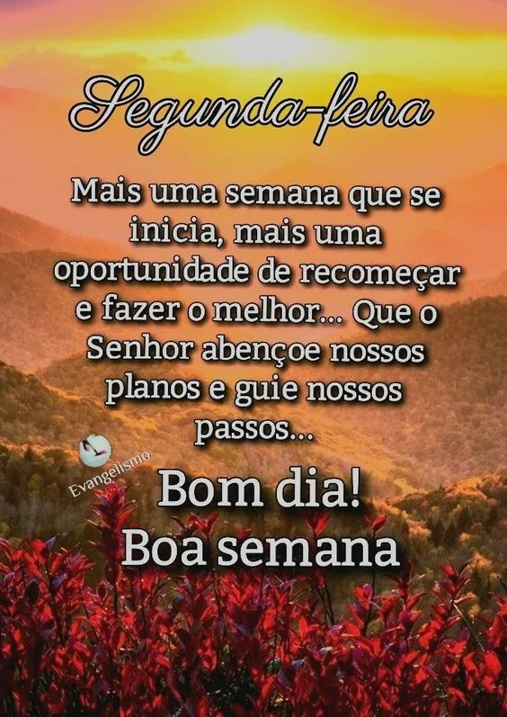 Mais uma semana que se inicia