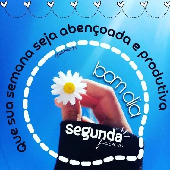 Semana seja produtiva