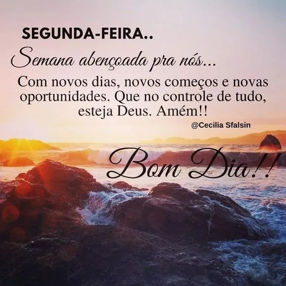 Semana abençoada pra nós