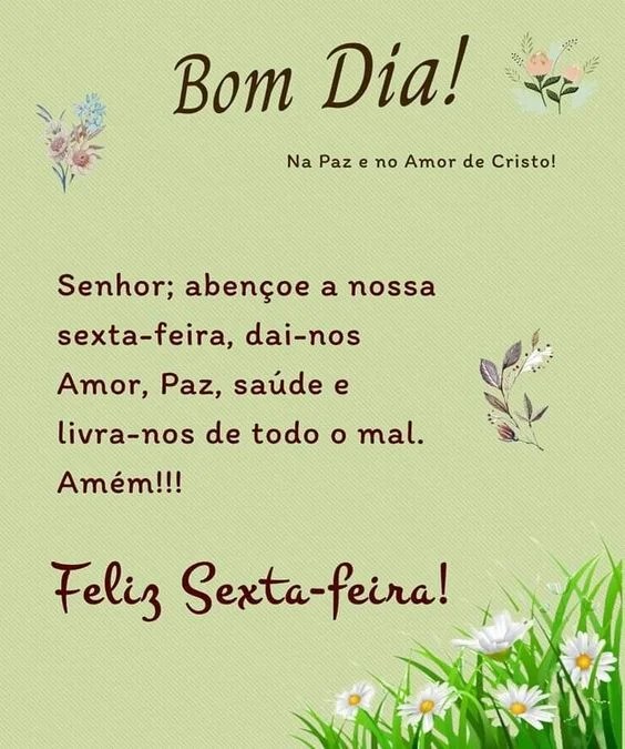 Senhor abençoe a nossa Sexta-feira