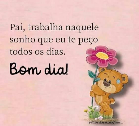 Bom dia Pai 
