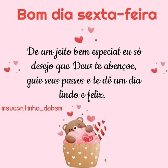 Deus dê um dia lindo e feliz