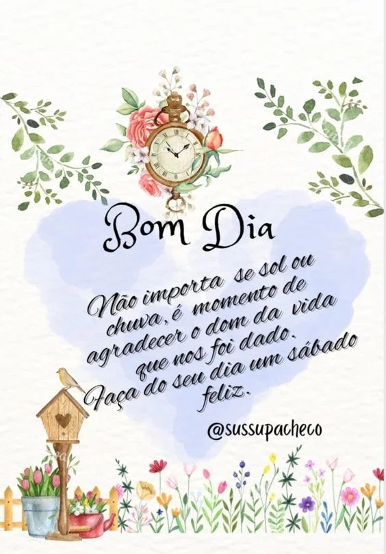 Faça o sábado um dia feliz