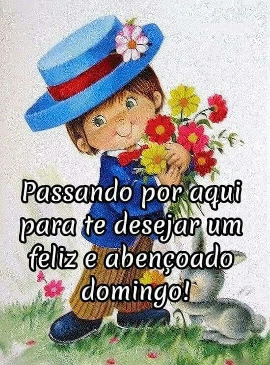 Para deseja abençoado domingo