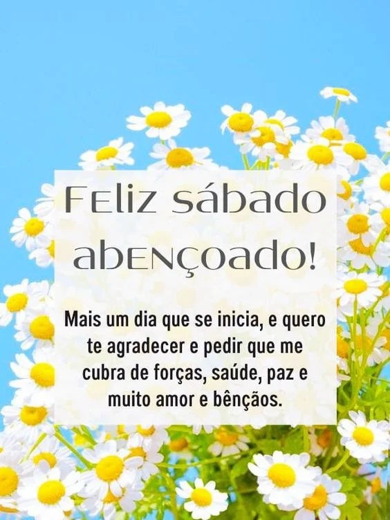 Feliz Sábado de amor e bênçãos