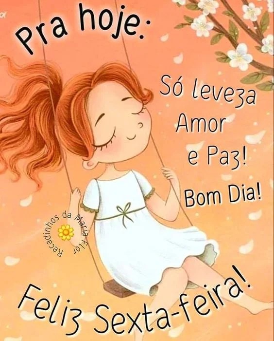 Feliz Sexta de amor e paz