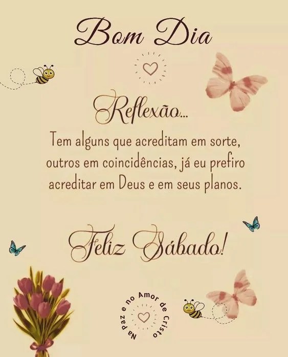 Reflexão de Sábado