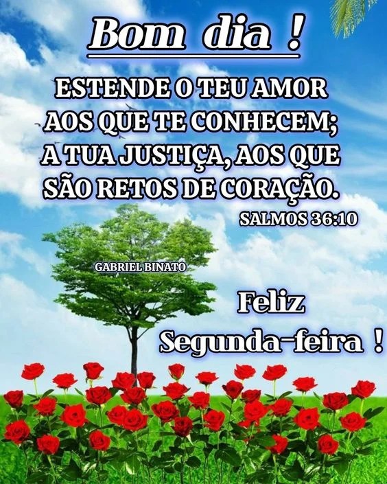 Salmos 36:10 Feliz Segunda-feira